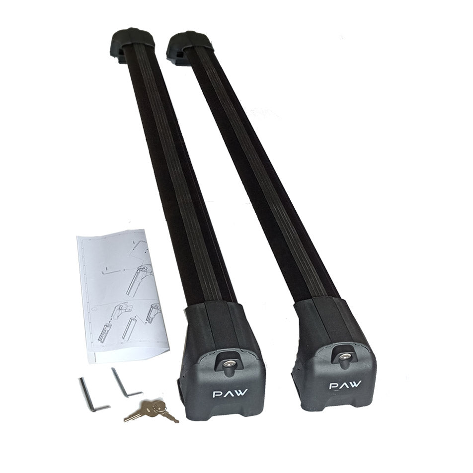 Audi Q5 SUV Roof Rack Bars For Vehicles With Raised Roof Rails Audi Q5 SUV Roof Rack Bars For Vehicles With Raised Roof Rails